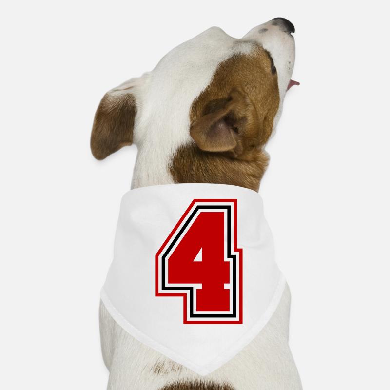 Symbole à 4 chiffres Bandana pour chien