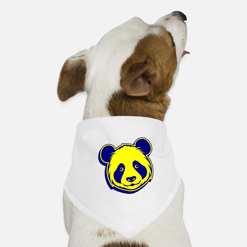 Panda Kopf Hunde-Bandana