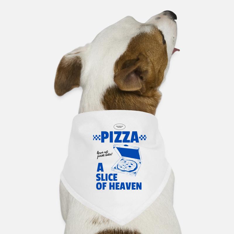 Pizza - Une tranche de paradis Bandana pour chien