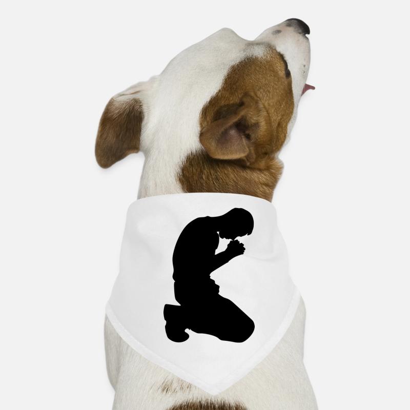 Prayer Silhouette Dog Bandana
