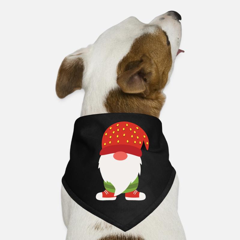 Fraise Gnom Bandana pour chien