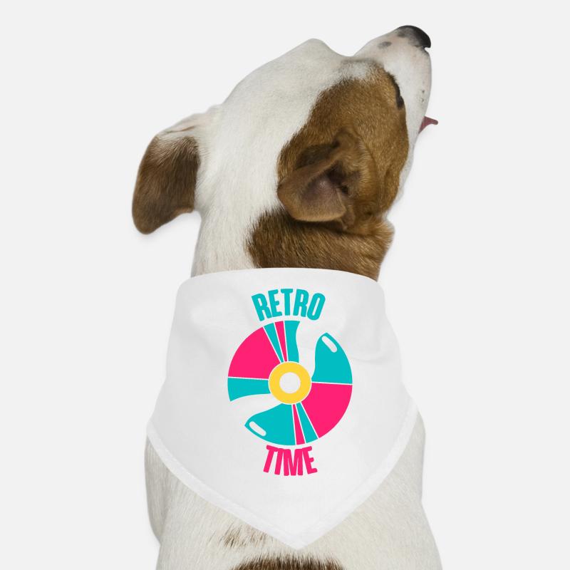 Temps rétro Bandana pour chien