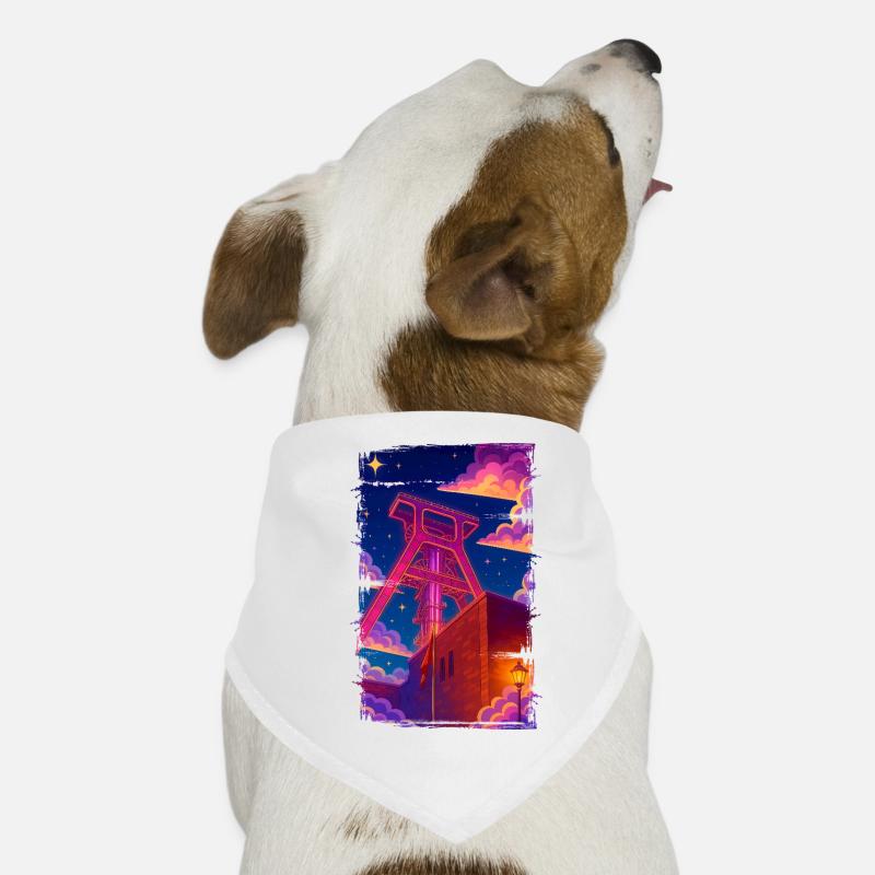 Winding tower Ruhrpott colliery Dog Bandana