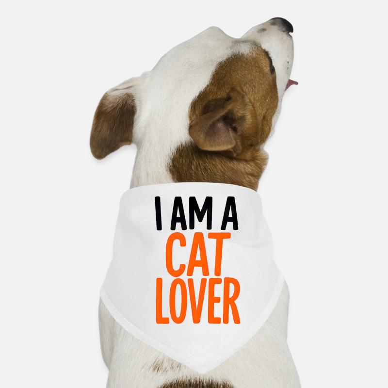Neon Cat Lover Dog Bandana