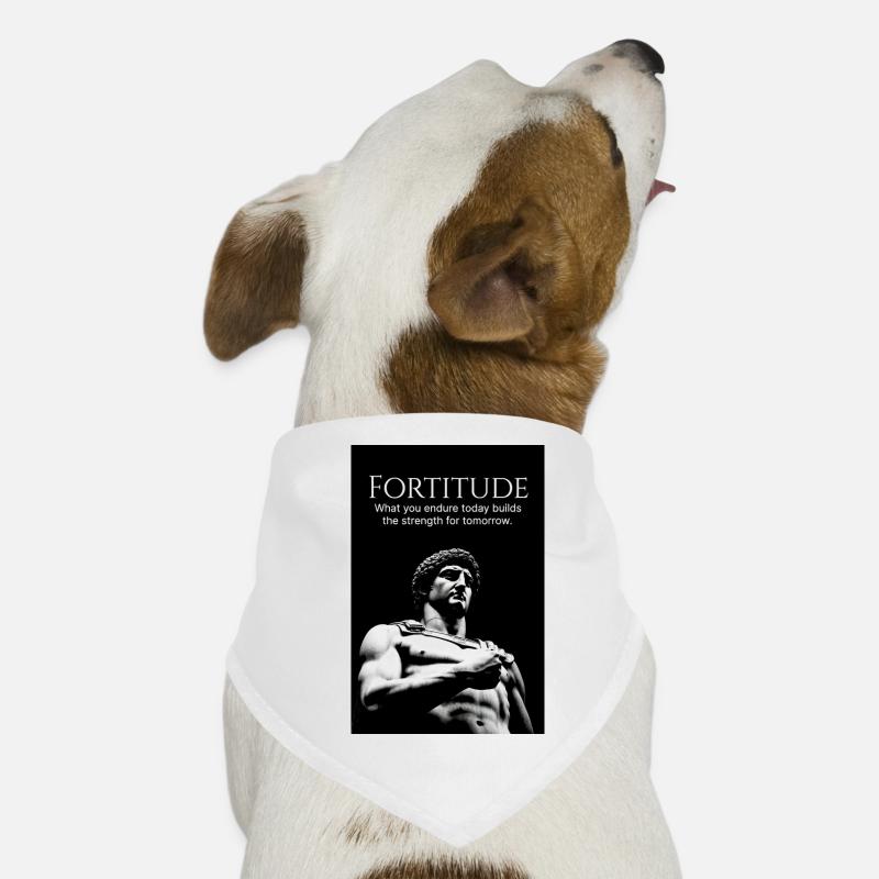 Force, force, aujourd’hui, puissance, demain. Bandana pour chien