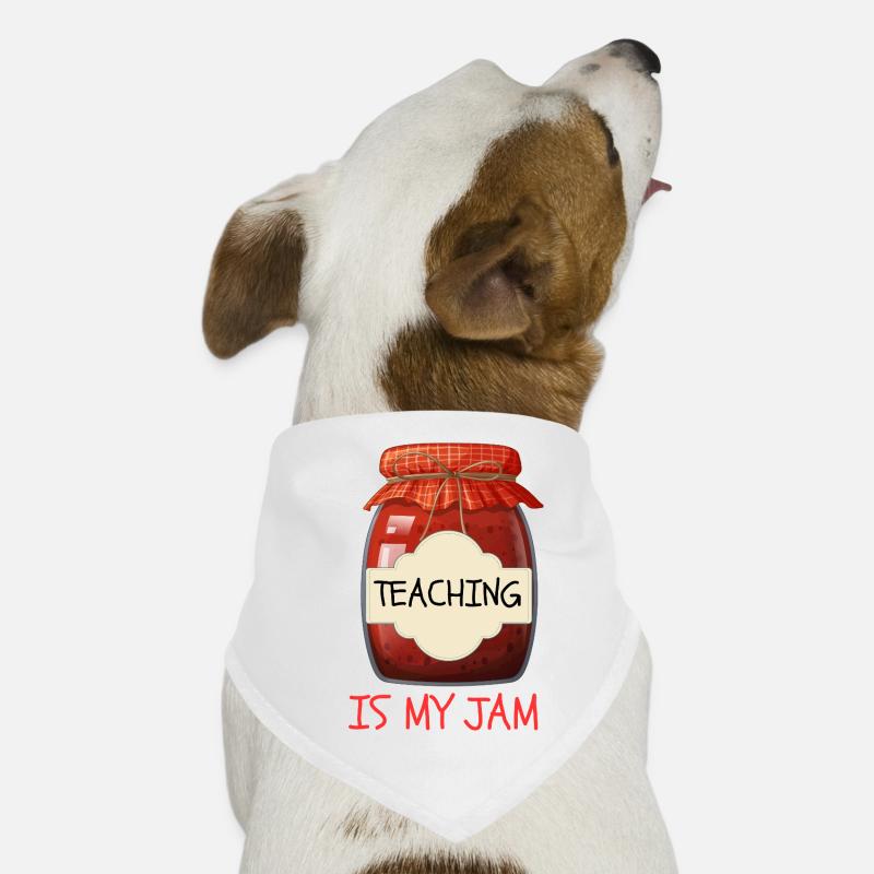 L’enseignement est mon professeur de jam Bandana pour chien