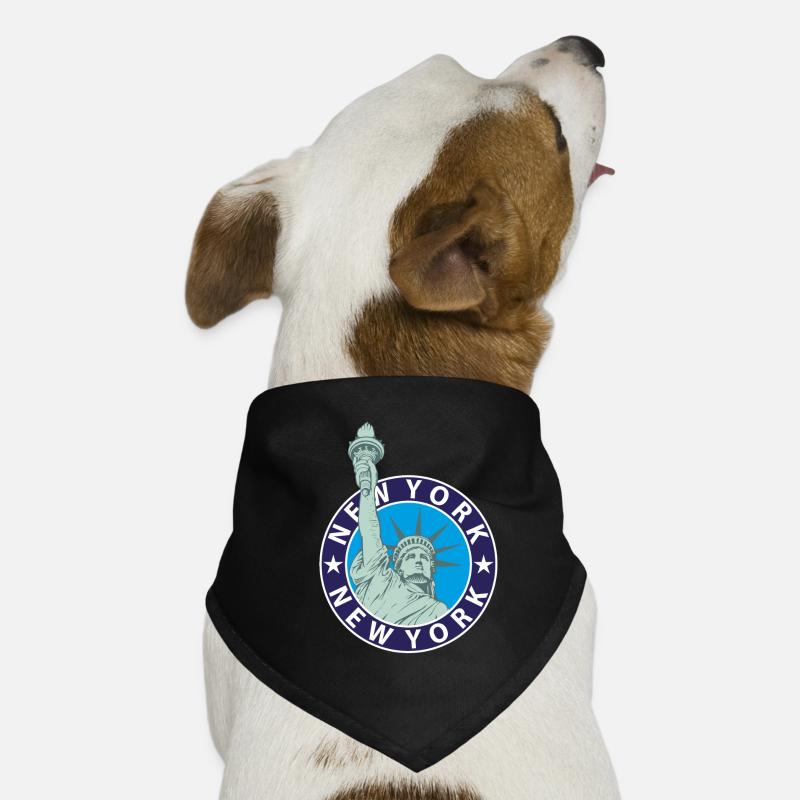 New York Freiheitsstatue Hunde-Bandana