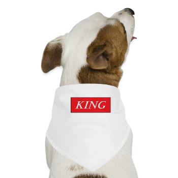 King Geschenkidee - Hunde-Bandana - Weiß - Vorne