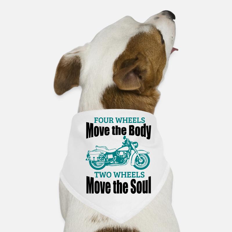 TWO WHEELS MOVE THE SOUL! Dog Bandana
