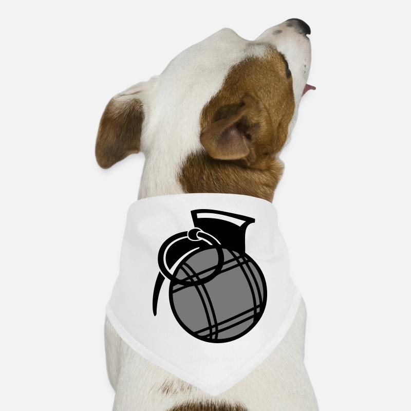 grenade petanque boule Bandana pour chien