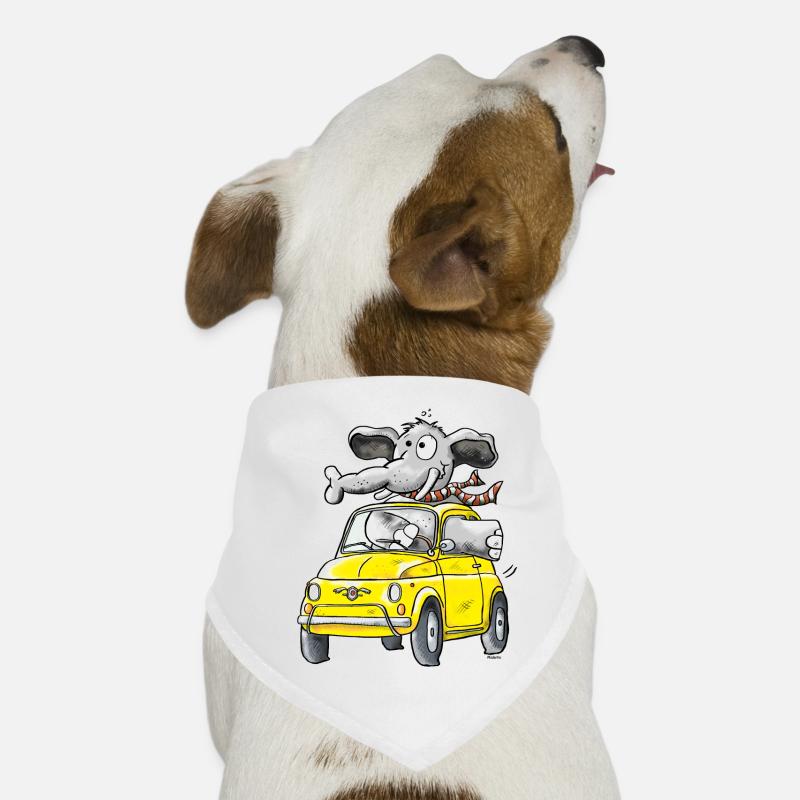 Elefantenrollschuh - Auto Hunde-Bandana