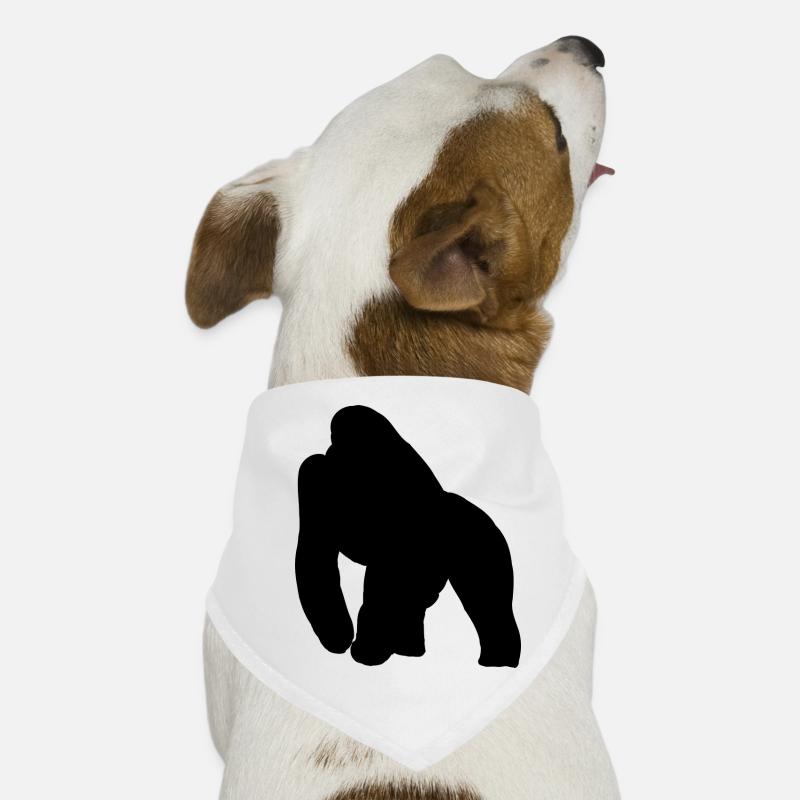 Gorilla silhouette Dog Bandana