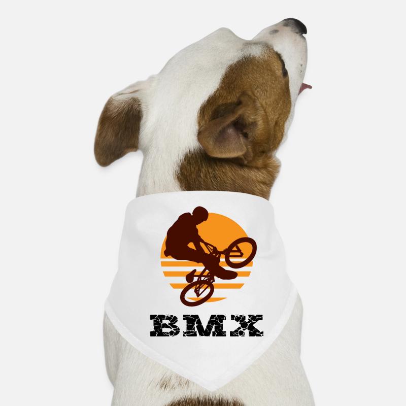BMX - Bandana pour chien - blanc