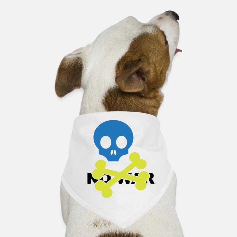 No war Bones Ukraine 3c Dog Bandana