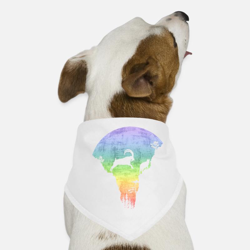 Springender Steinbock Hunde-Bandana