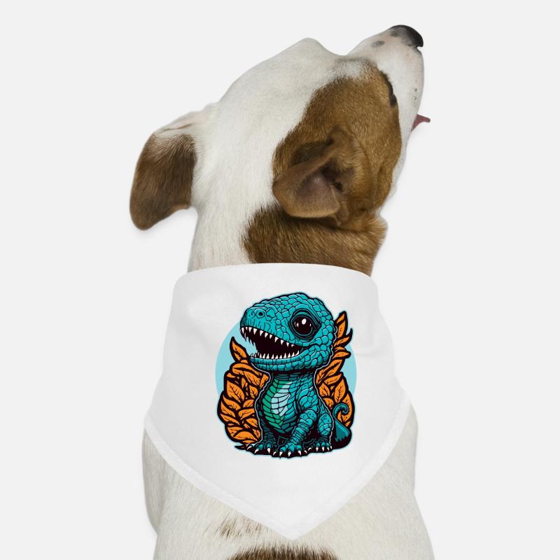 Petit Dinosaure Mignon Bandana pour chien