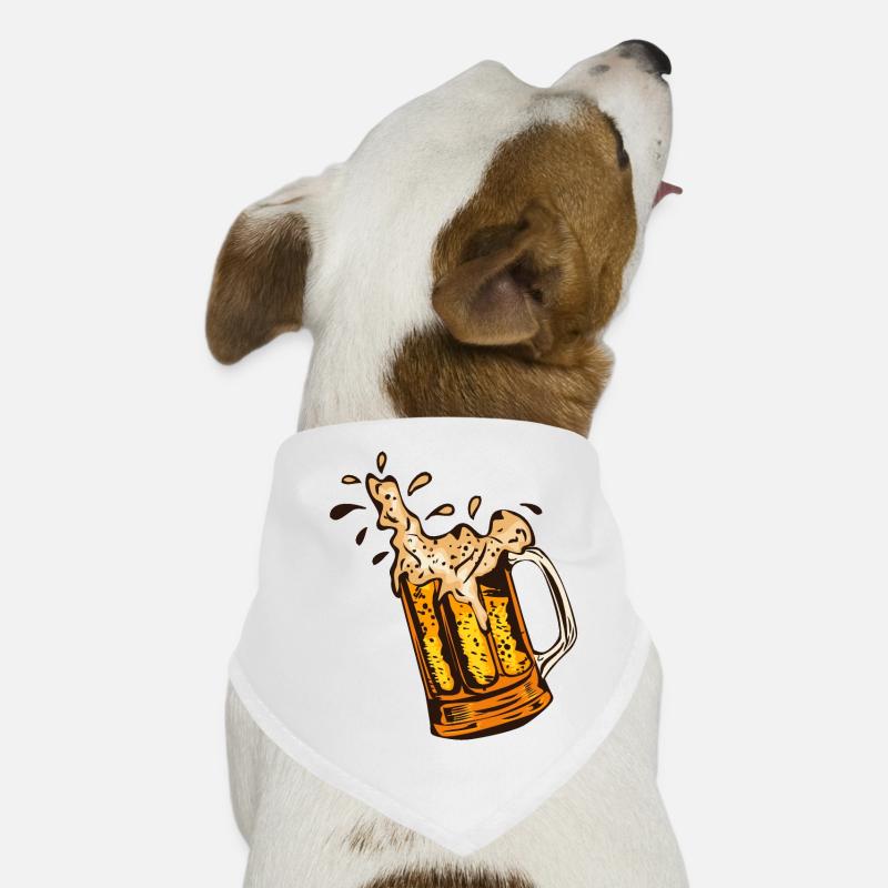 Biermousse Binouse Becher Glas Alkohol 17102 B Hunde-Bandana