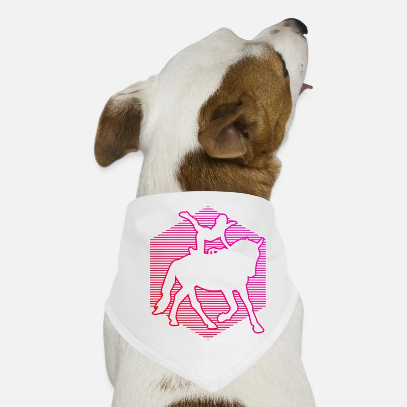 Discipline athlétique de voltige par équipe féminine Bandana pour chien