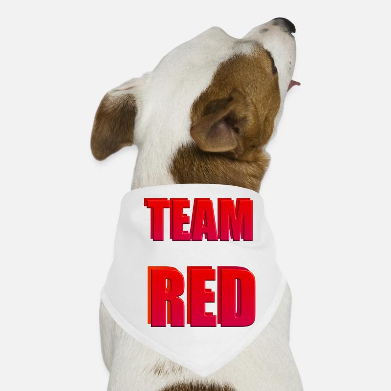 Team Red Bandana pour chien