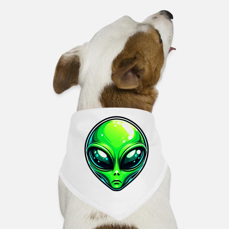 Alien extraterrestre martien Bandana pour chien