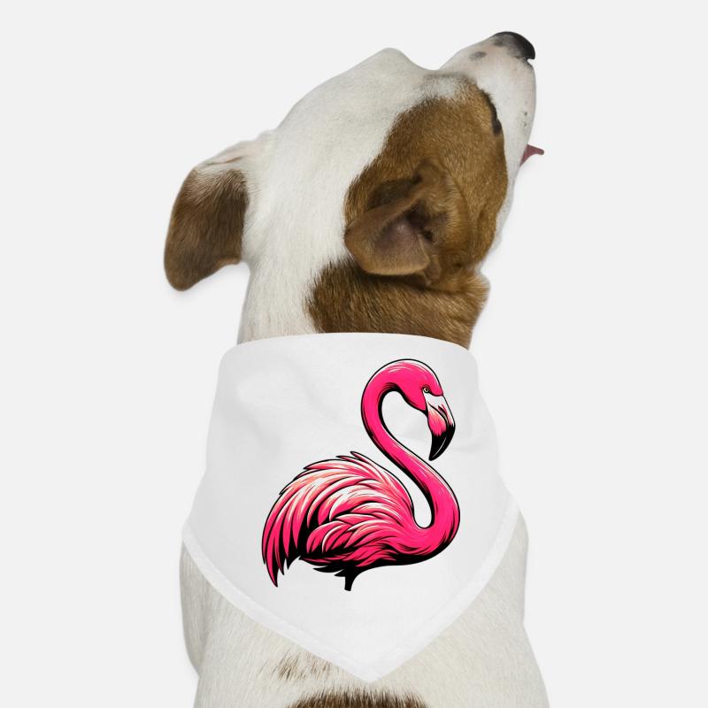 Flamant Bandana pour chien