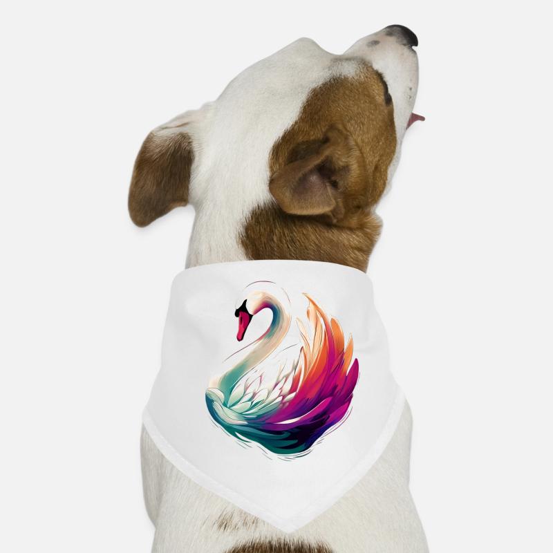 Schwan Hunde-Bandana
