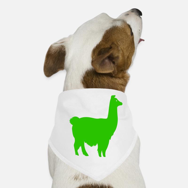 Silhouette de lama Bandana pour chien
