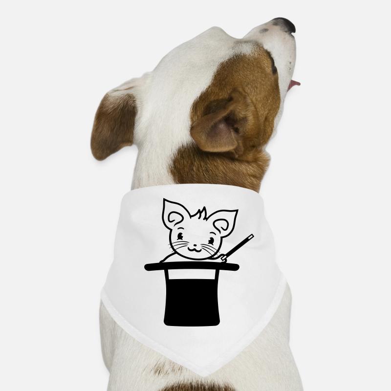 Magical Enchanted Top Hat Wizard Cat Dog Bandana