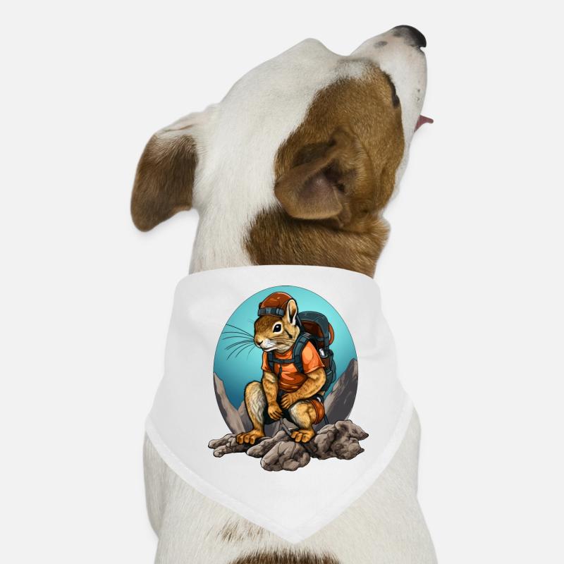 Eichhörnchen Bergsteiger / Wandern Eichhörnchen Hunde-Bandana