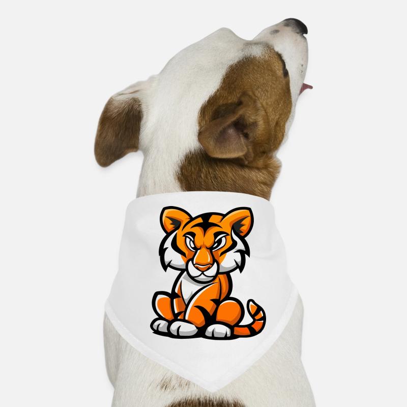 Bande dessinée Tiger Bandana pour chien