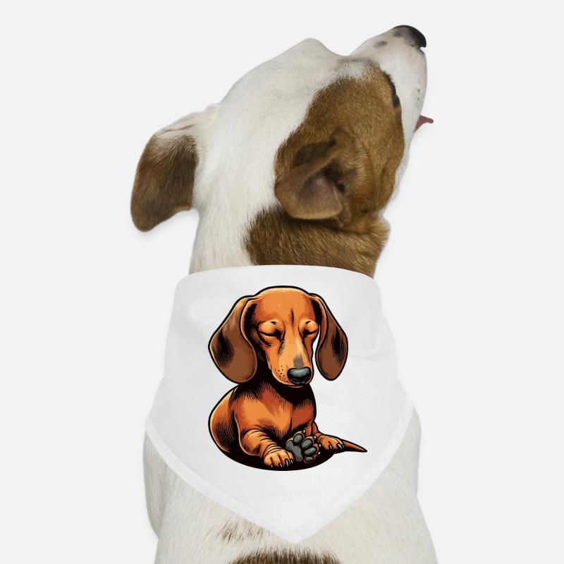 Teckel, Propriétaire de teckel, Amoureux du teckel, Teckel Bandana pour chien