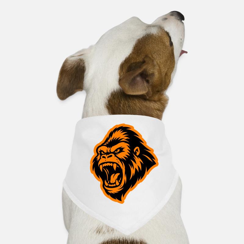 Gorilla Kopf Hunde-Bandana