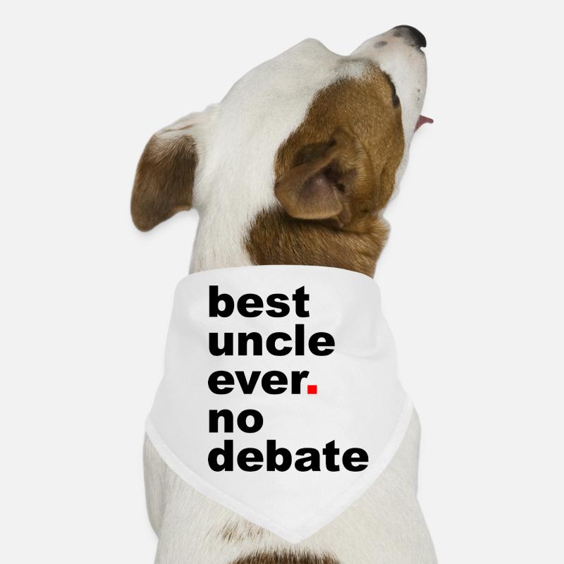 Bester Onkel-Slogan Hunde-Bandana