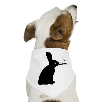 Hase Joint - Hunde-Bandana - Weiß - Vorne