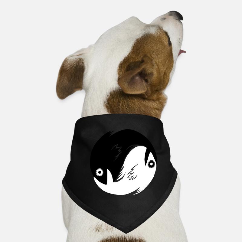Ying-Yang Fish Dog Bandana