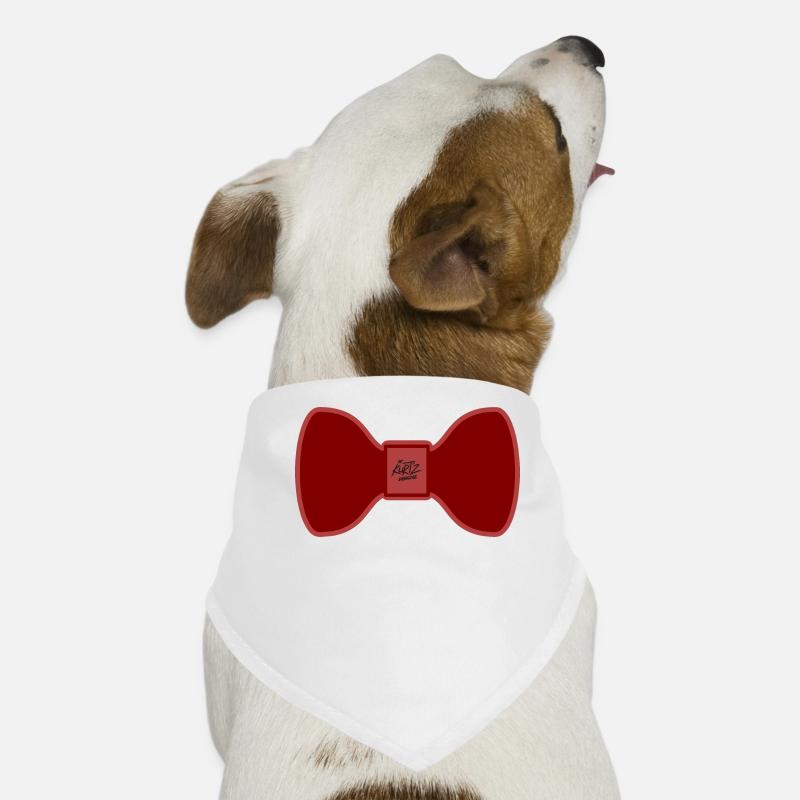 Fliege - rot Hunde-Bandana