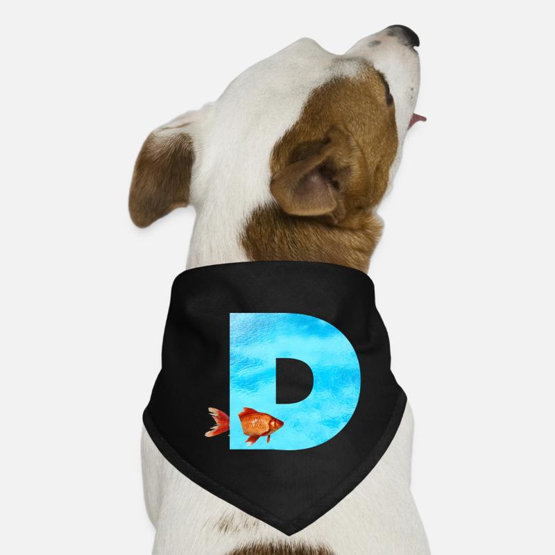poisson rouge d Bandana pour chien