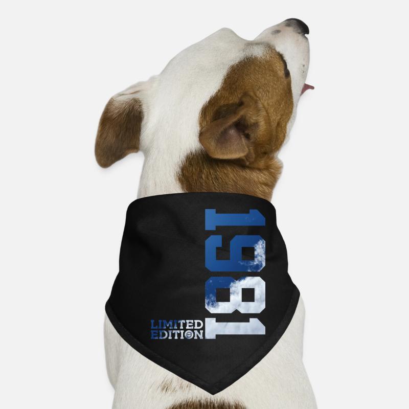 ÉDITION LIMITÉE 45E ANNIVERSAIRE 1981 Bandana pour chien