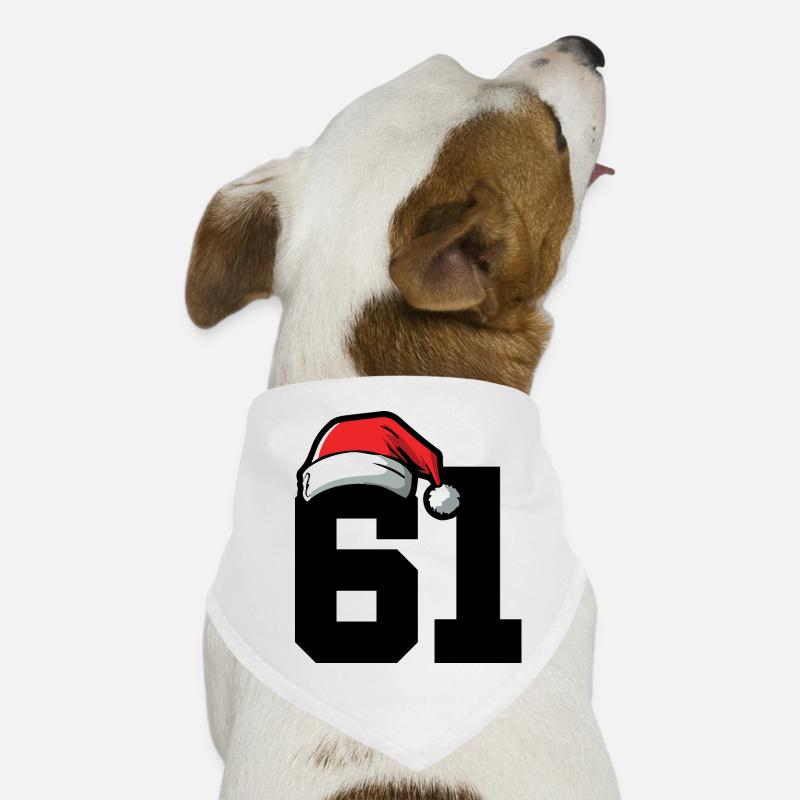 61 Numéro Noël Bandana pour chien