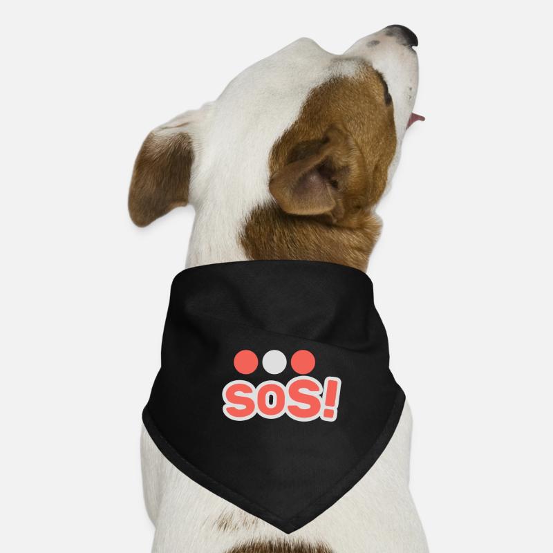 SOS! Help! Dog Bandana