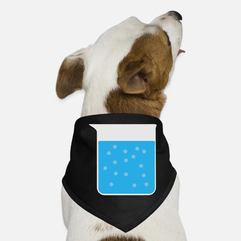 Chemistry beaker with boiling water - gift Dog Bandana