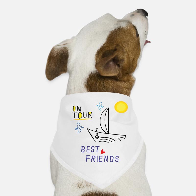 Vacances Meilleurs amis Bandana pour chien