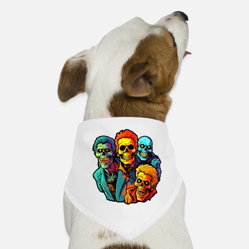 Halloween Funny Zombie Apocalypse Dog Bandana