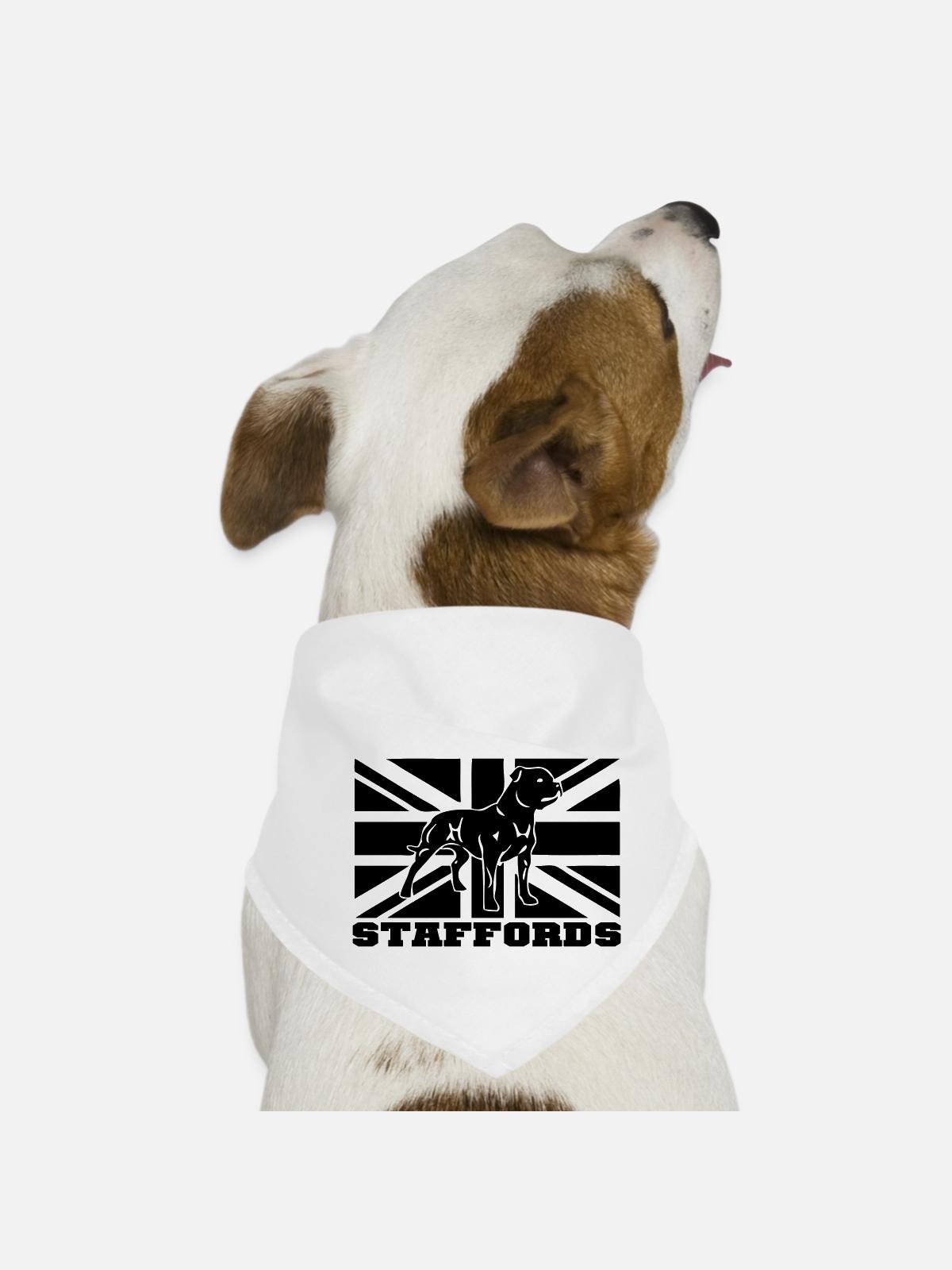 Stafford © - Dog Bandana - white - Front