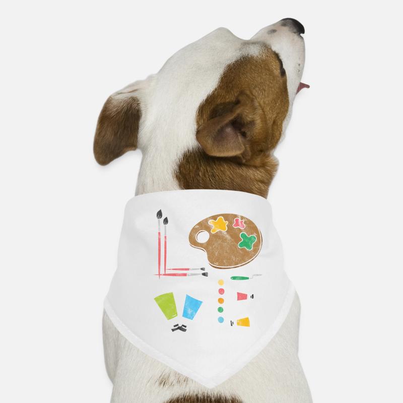 Kunst Hunde-Bandana
