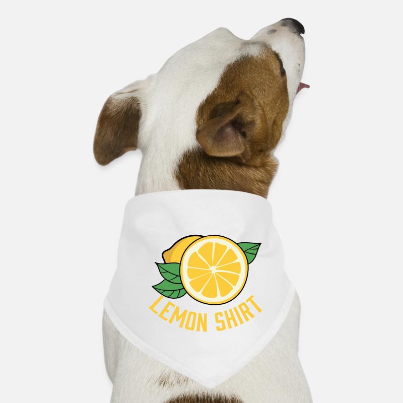 Ironic Saying Lemon Summer Lemonade Fruits Dog Bandana