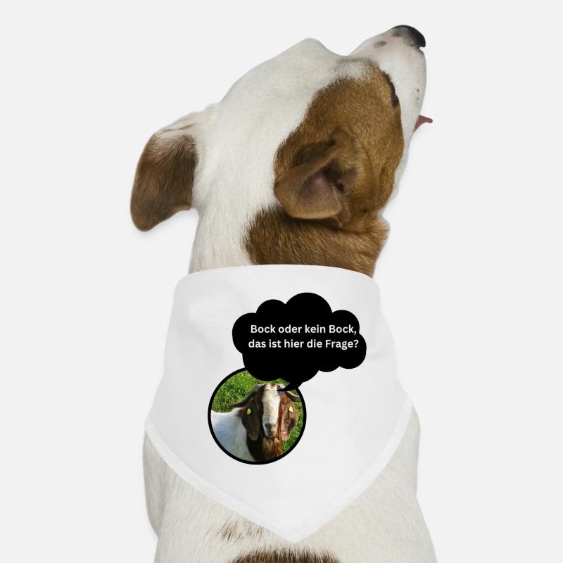 Fun Shirt "Bock oder kein Bock..." Dog Bandana