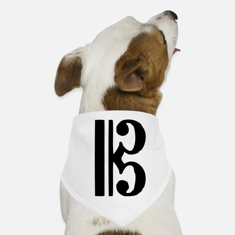 cle dut note musique Bandana pour chien