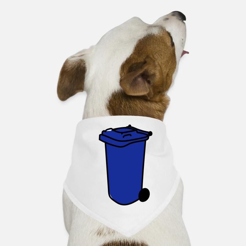 blaue Tonne Hunde-Bandana