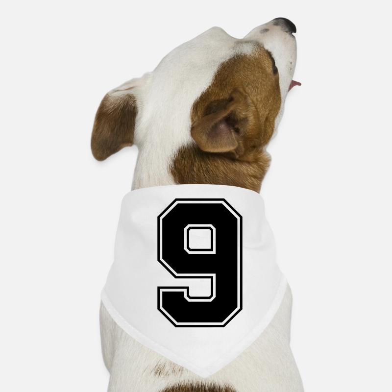 9 - Hunde-Bandana - Weiß